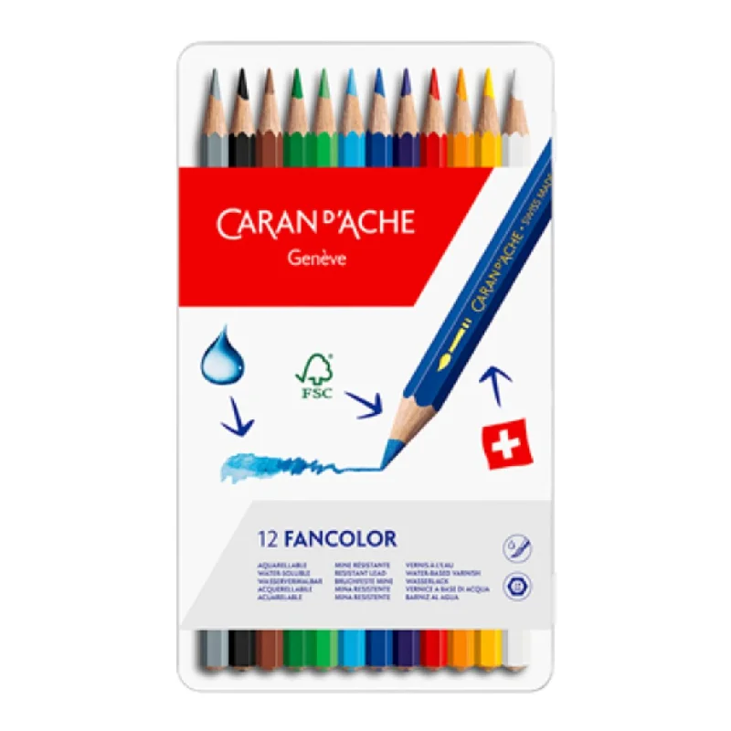 Macrame art supplies for knotting decorative items​ Caran Dache Fancolor Pencils Assorted