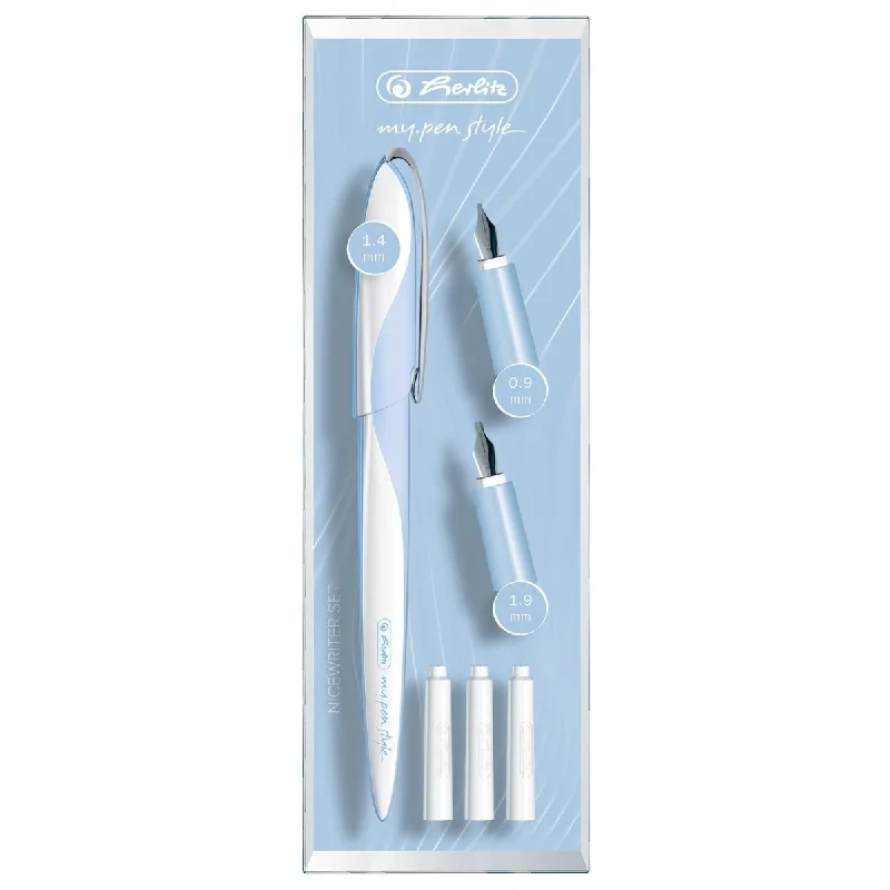 Glitter art supplies for adding shine to paintings and crafts Herlitz my.pen Style Light Blue Calligraphy Pen Set 11360294 Glitter art supplies for adding shine to paintings and crafts Herlitz my.pen Style Light Blue Calligraphy Pen Set 11360294