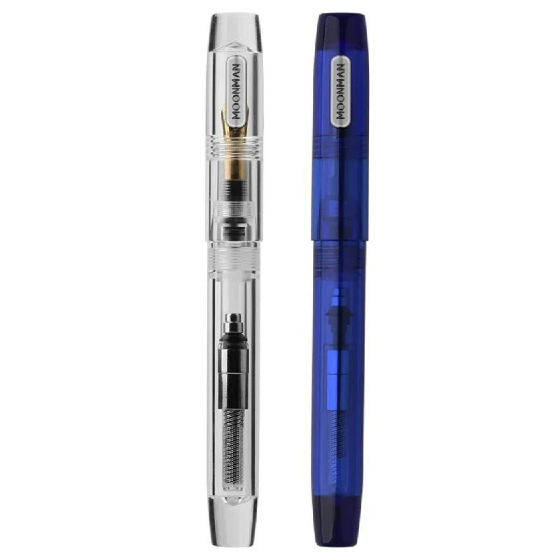 Art supplies for creating art - inspired fashion accessories​ Moonman C3 Large Capacity Clear Fountain Pen