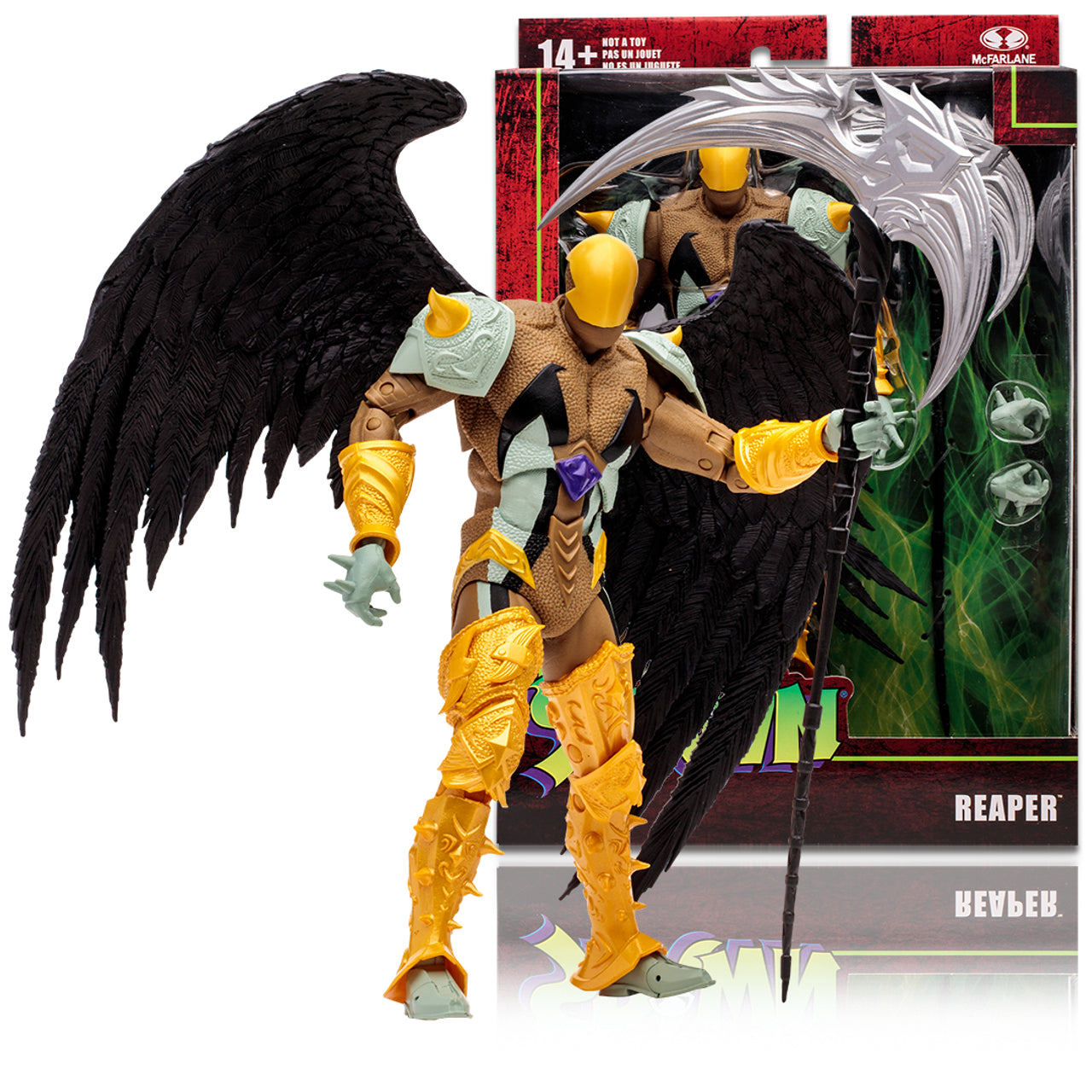 Minecraft Steve and Creeper Action Figures​ Spawn Reaper (Wave 6) 7" Inch Scale Action Figure - McFarlane Toys *IMPORT STOCK*