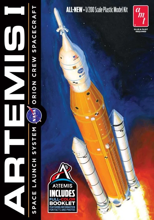 Time - machine model toys for science - fiction - inspired play AMT NASA ARTEMIS-1 ROCKET 1:200 SCALE MODEL KIT Time - machine model toys for science - fiction - inspired play AMT NASA ARTEMIS-1 ROCKET 1:200 SCALE MODEL KIT