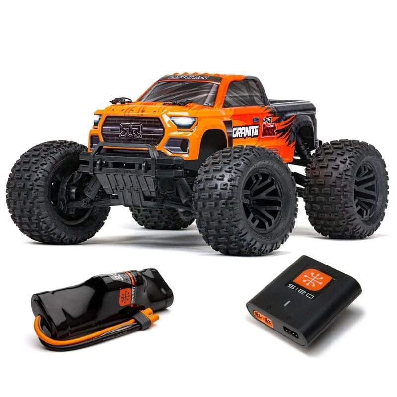 Freight train wagons for different types of cargo ARA4102SV4T1 1/10 GRANITE 4X2 BOOST MEGA 550 Brushed Monster Truck RTR with Battery & Charger, Orange **FOR LONG RUN TIME BATTERY ORDER part # SPMX52S30H3 Freight train wagons for different types of cargo ARA4102SV4T1 1/10 GRANITE 4X2 BOOST MEGA 550 Brushed Monster Truck RTR with Battery & Charger, Orange **FOR LONG RUN TIME BATTERY ORDER part # SPMX52S30H3