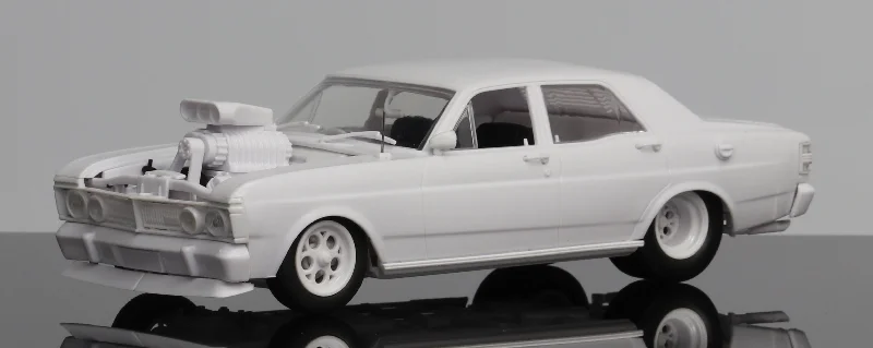 RC (Remote - Controlled) cars for hobby racing DDA 243K 1/24 Ford XY Falcon GTHO Custom Plastic Model Kit RC (Remote - Controlled) cars for hobby racing DDA 243K 1/24 Ford XY Falcon GTHO Custom Plastic Model Kit
