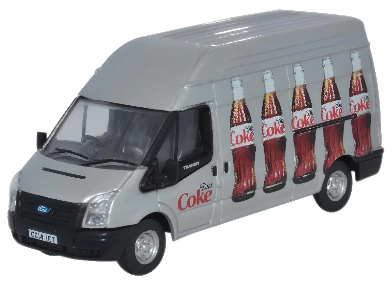 Train dining cars for in - transit meals Oxford Diecast Ford Transit LWB High Roof Diet Coke (Bottles) - 1:76 S Train dining cars for in - transit meals Oxford Diecast Ford Transit LWB High Roof Diet Coke (Bottles) - 1:76 S