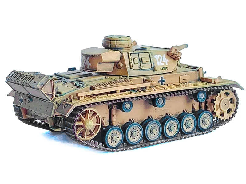 Pet - store model toys for pet - lovers' play Germany Pz.Kpfw.III Ausf.N DAK Tank #124 "s.Pz.Abt.501 Tunisia Tiger Insignia" (1942/43) "NEO Dragon Armor" Series 1/72 Plastic Model by Dragon Models Pet - store model toys for pet - lovers' play Germany Pz.Kpfw.III Ausf.N DAK Tank #124 "s.Pz.Abt.501 Tunisia Tiger Insignia" (1942/43) "NEO Dragon Armor" Series 1/72 Plastic Model by Dragon Models