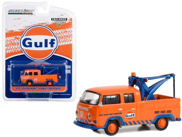 Freight trains for transporting goods across long distances Greenlight 1/64 Gulf Oil 1970 VW Double Cab Pickup w/Drop in Tow Hook Diecast Model Freight trains for transporting goods across long distances Greenlight 1/64 Gulf Oil 1970 VW Double Cab Pickup w/Drop in Tow Hook Diecast Model