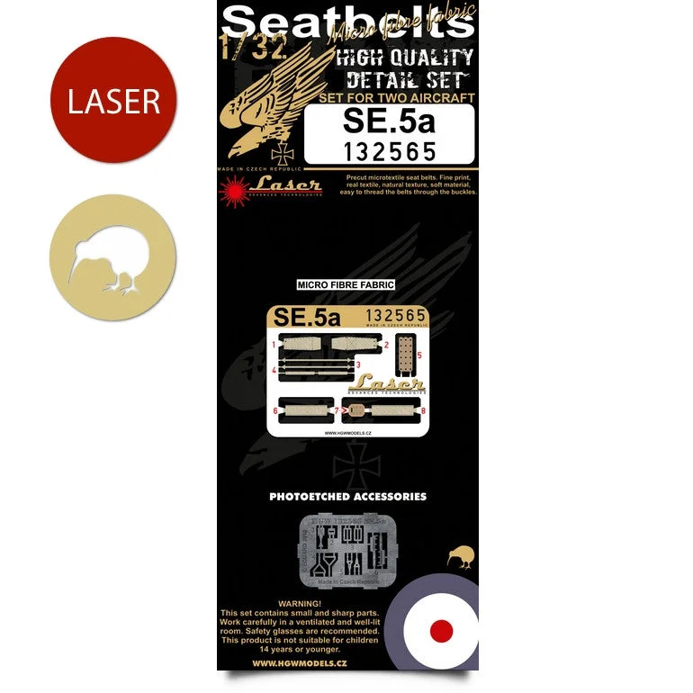 Concert - stage model toys for music - related play HGW 1/32 SE.5a Hisso Seatbelts for Wingnut Wings - 132565 Concert - stage model toys for music - related play HGW 1/32 SE.5a Hisso Seatbelts for Wingnut Wings - 132565