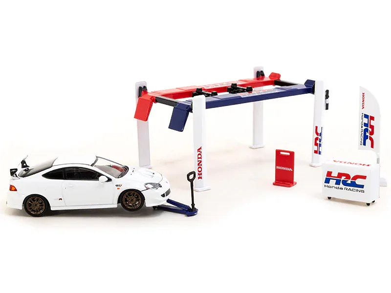 Library model toys for reading - themed setups "Honda Racing" Garage Tools Set of 5 pieces with Stickers "Parts64" Series for 1/64 Model Cars by Tarmac Works Library model toys for reading - themed setups "Honda Racing" Garage Tools Set of 5 pieces with Stickers "Parts64" Series for 1/64 Model Cars by Tarmac Works
