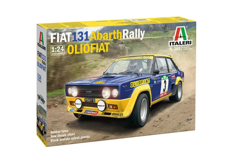 Minivans with sliding doors for easy passenger access​ Italeri 3667 1/24 Fiat 131 Abarth Rally OLIO FIAT Plastic Model Kit
