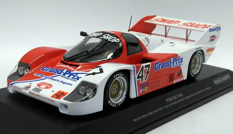 RC cars with high - speed motors for thrill - seeking Minichamps 1/18 Scale Diecast - 155 836647 Porsche 956K Swap Shop Brands Hatch 83 RC cars with high - speed motors for thrill - seeking Minichamps 1/18 Scale Diecast - 155 836647 Porsche 956K Swap Shop Brands Hatch 83