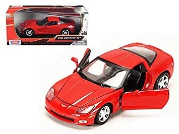 Streetcars for local transportation in some cities​ Motor Max 1/24 2005 Corvette C6 - Assorted Colours