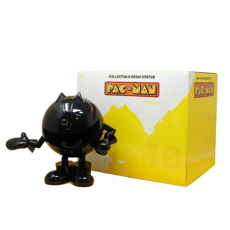Video games with DLC (Downloadable Content)​ Pac-Man Mini Icons 7.9 Inch Collectible Resin Statue | Black