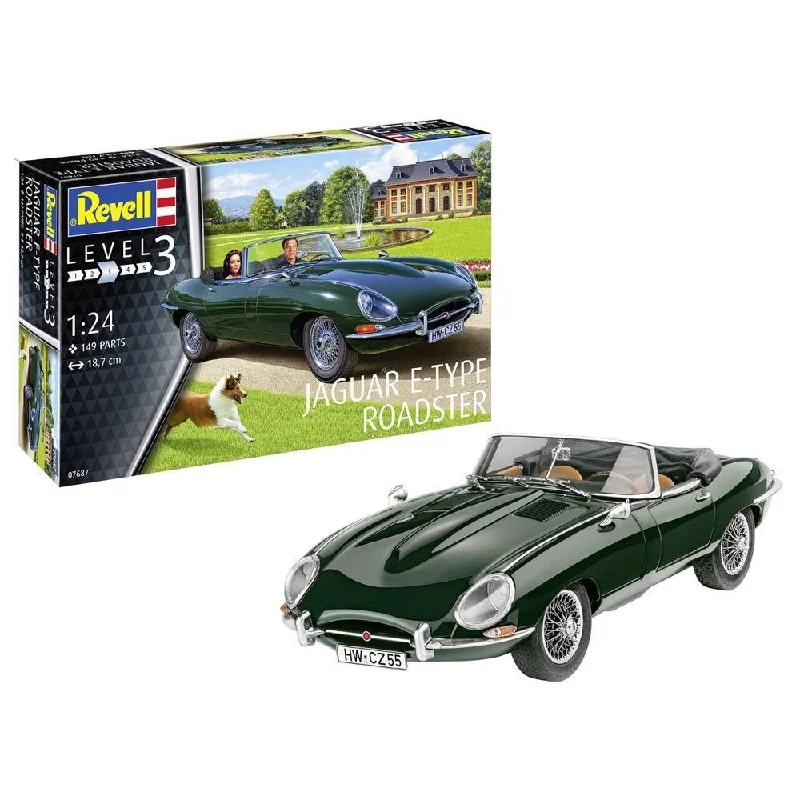 Taxis with GPS navigation for convenient rides​ Revell 07687 1/24 Jaguar E-Type Roadster