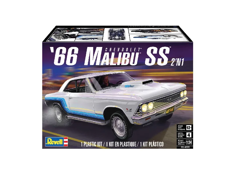 Train stations with modern facilities​ Revell 14520 1/24 1966 Malibu SS 2 in 1