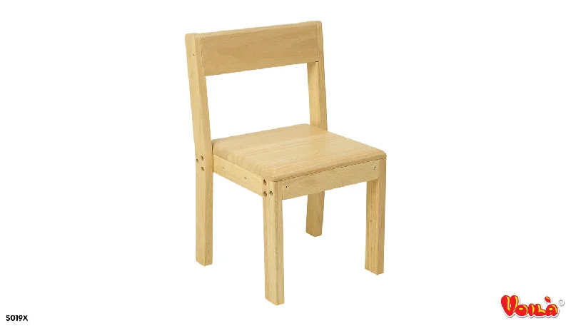 Wooden play construction sites for building play​ Voila Chair - Natural Wood