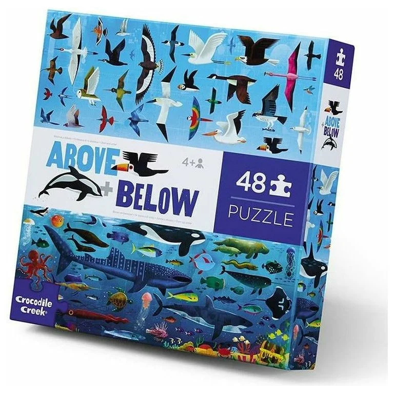 Escape - room - style puzzles for home challenges Above & Below Sea & Sky - 48 piece Jigsaw Escape - room - style puzzles for home challenges Above & Below Sea & Sky - 48 piece Jigsaw
