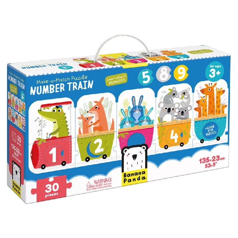 Puzzle - inspired ceramic mugs for coffee lovers Banana Panda® Make-a-Match Puzzle Number Train Puzzle - inspired ceramic mugs for coffee lovers Banana Panda® Make-a-Match Puzzle Number Train