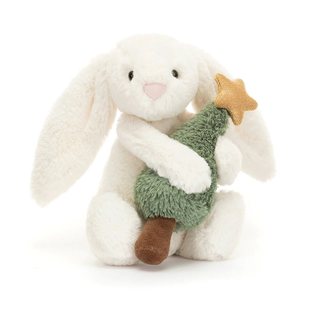 Nature - themed puzzles featuring landscapes​ Bashful Bunny with Christmas Tree