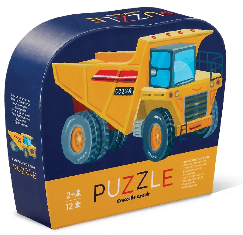 Multi - player cooperative puzzles for group activities Crocodile Creek 12 Piece Mini Puzzle Construction Zone Multi - player cooperative puzzles for group activities Crocodile Creek 12 Piece Mini Puzzle Construction Zone