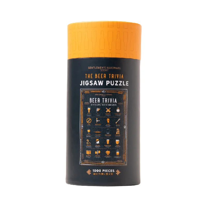 Puzzle - shaped ice cube trays for unique ice cubes​ Beer Trivia Jigsaw Puzzle