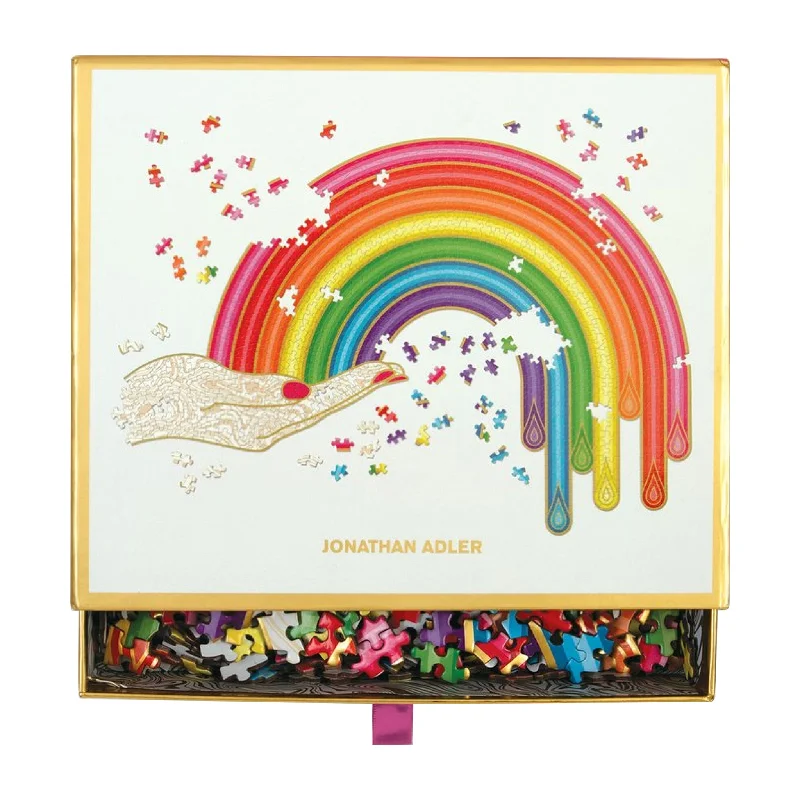 Puzzle books with multiple puzzle types​ Jigsaw Puzzle | Rainbow Hand | 750 Piece