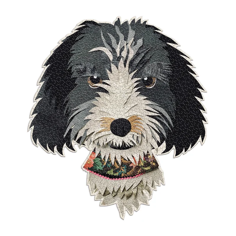 Puzzle - based scavenger hunt clues for treasure - hunting​ Paper Dog Jigsaw Puzzle - 750-Pc