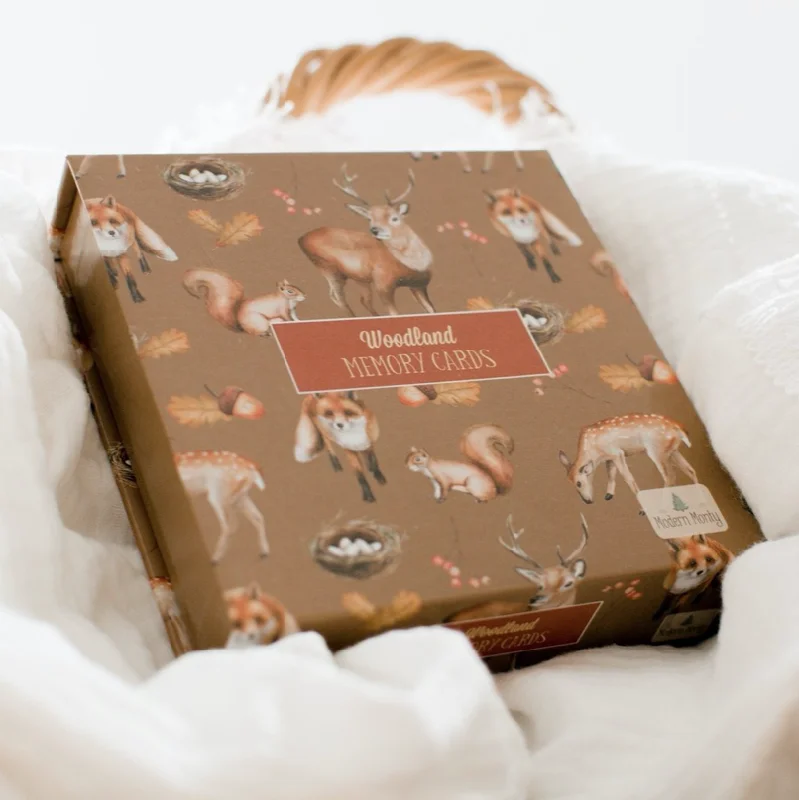 Christmas - holiday puzzles with festive scenes​ Modern Monty | Woodland Memory Card Game