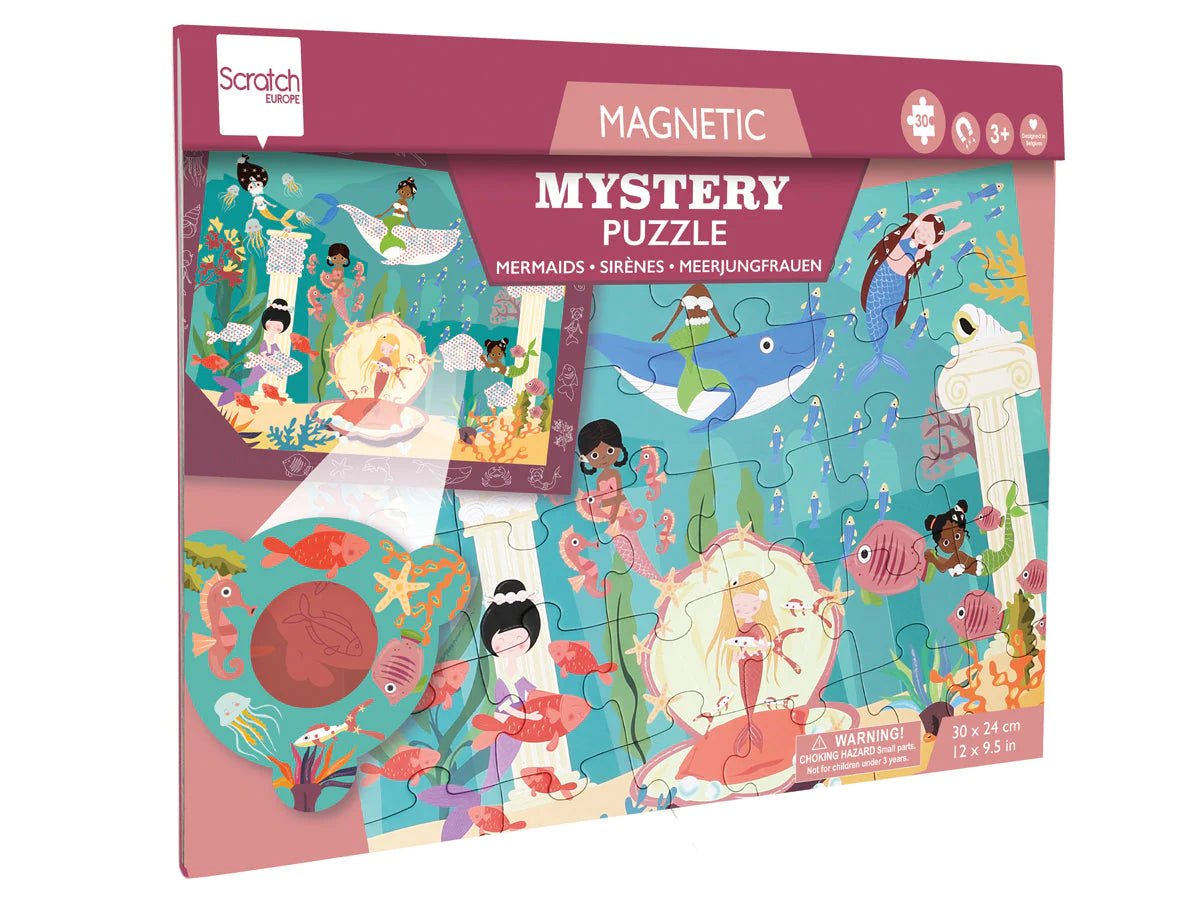 Autism - appropriate puzzles for sensory development Scratch - Magnetic Mystery Puzzle - Mermaid Autism - appropriate puzzles for sensory development Scratch - Magnetic Mystery Puzzle - Mermaid