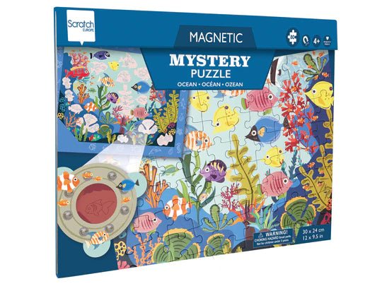 Puzzle - shaped shower curtains for bathroom decor Scratch - Magnetic Mystery Puzzle - Ocean Puzzle - shaped shower curtains for bathroom decor Scratch - Magnetic Mystery Puzzle - Ocean