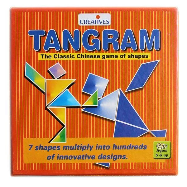 Puzzle - themed stickers for personalizing items​ Tangram