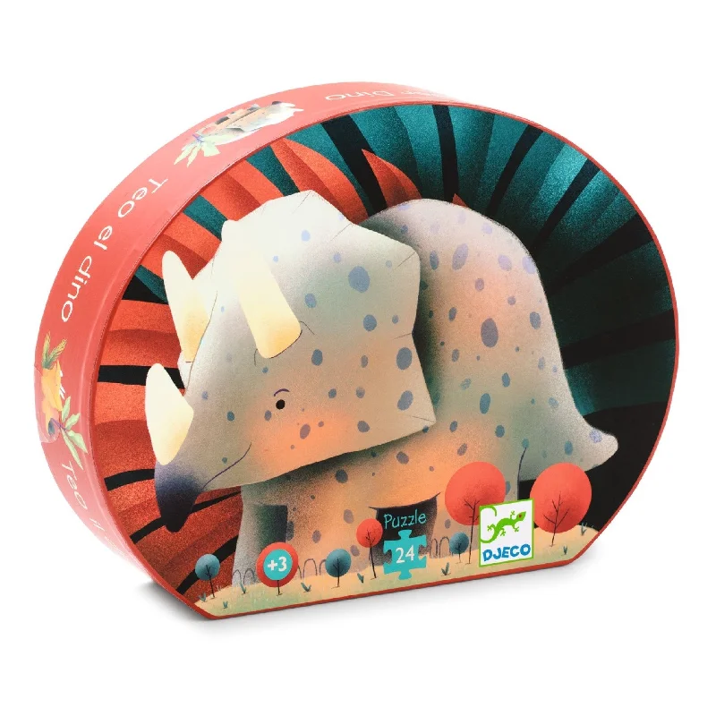 Toddler - friendly puzzles with large pieces​ THEO DINOSAUR PUZZLE