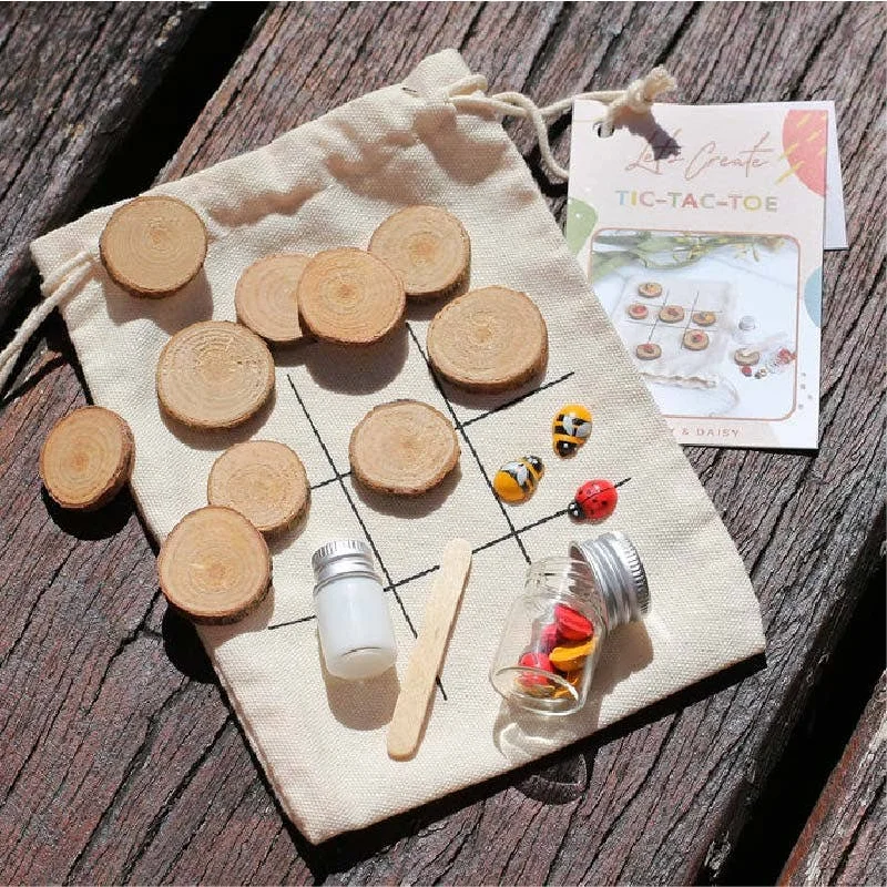Jigsaw puzzles with glow - in - the - dark pieces​ Tic Tac Toe Mini