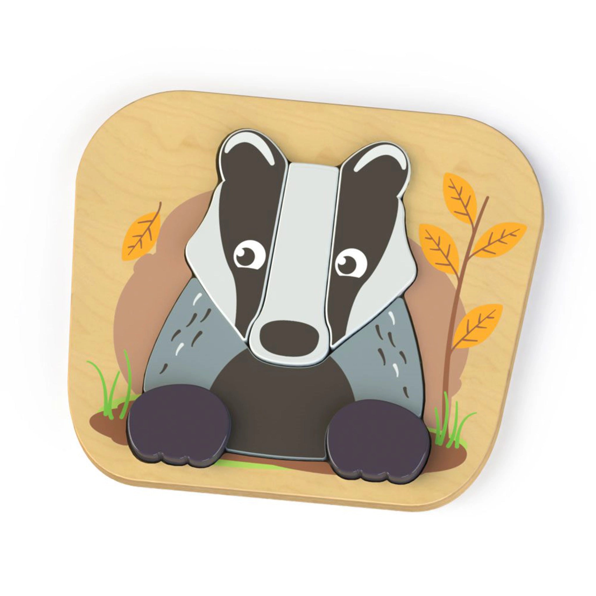 Puzzle - themed tablecloths for special occasions​ Woodland Badger Puzzle