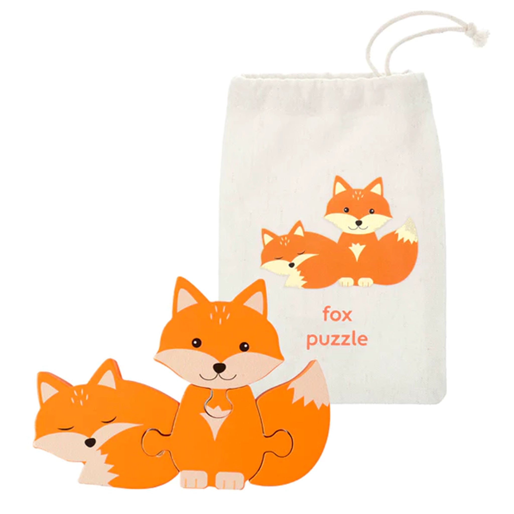 Educational puzzles for preschoolers to enhance cognitive skills​ Woodland Fox Puzzle